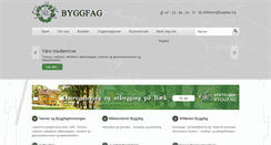 Desktop Screenshot of byggfag.org